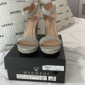 Heels blings silver